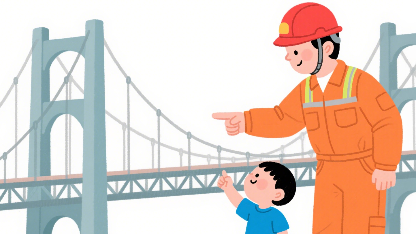 【父亲节】钢铁长虹下的父爱